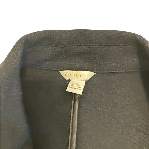 Est 1946 Jacket Womens Large Blazer Stretch Single Breasted 1 Button Black - Picture 3 of 4